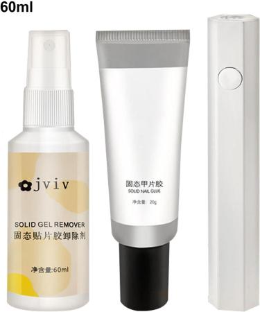  Bbbabeslk Strong Nail Glue Kit Strong Strong Nail Glue | 3pcs Nail Pressure Set UV Nail Glue Nail Art Kits Solid Nail Gel Long Lasting & Nail Art - Buy Online on GoSupps.com