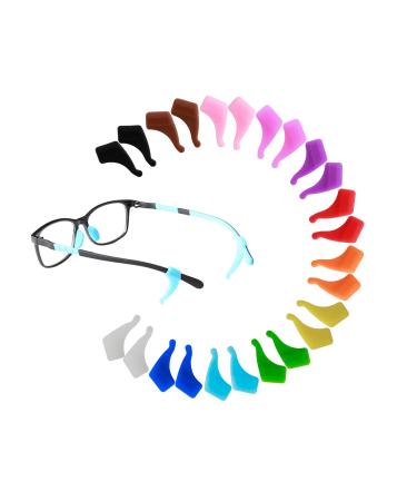 Qoyapow unisex-grown LSQ Egh glasses transparent black dark blue green orange yellow pink rose red blue brown purple red large