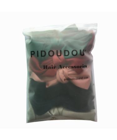 PIDOUDOU Set of 6 Big Satin Solid 8 Inch Bow Hair Clips - Women's Barrettes - Buy Online on GoSupps.com