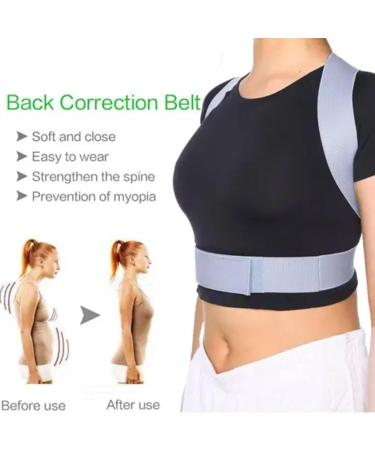 Back Brace for | Elastic Instant Corrector Back Support for Comfortable Corrector Back Brace Corrector Belt for Women Men - Buy Online on GoSupps.com