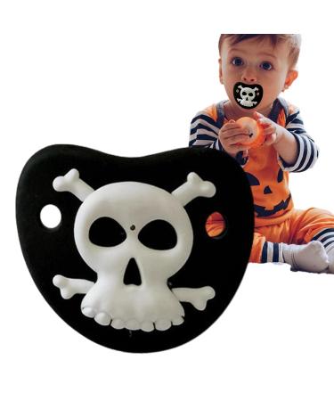 Bexdug Baby Pacifier - Funny Halloween Pumpkin Skull Vampire Teeth Soother for Babies | Perfect Halloween Decor - Buy Online on GoSupps.com