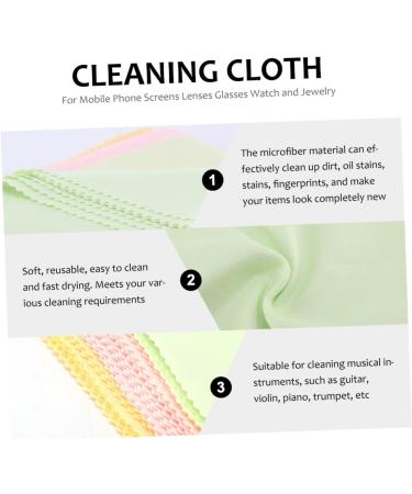 Shop Gatuida 96 Pcs Microfiber Cleaning Cloths - Perfect for Glasses Sunglasses Jewelry & Mirrors - International Shipping Available - Buy Online on GoSupps.com
