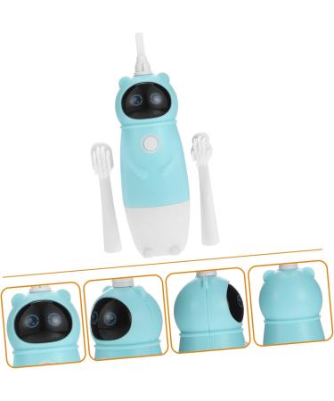 Orfofe U-Shaped Electric Toothbrush for Kids - Travel-Friendly Finger Brush Blue - 1 Set - Buy Online on GoSupps.com