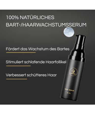 Dr.Roller Beard Serum - Stimulate Beard Growth | 30ml Men's Beard Oil for Thicker Hair - Buy Online on GoSupps.com