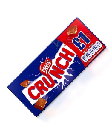 Buy Nestle Crunch Milk Chocolate 16 x 100g Divisible Blocks - International Shipping Available - Buy Online on GoSupps.com