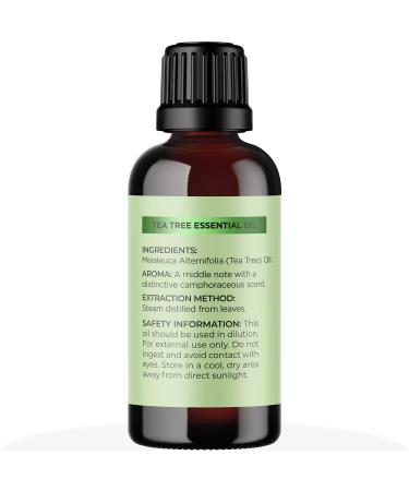 Pure Peppermint and Tea Tree Hair Oils Set - 1 Fl Oz for Hair Growth and Skin Care - Buy Online on GoSupps.com