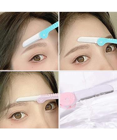 6 PCS Eyebrow Razor Facial Hair Remover Set - Makeup Tools Trimmer Shaver Kit - Buy Online on GoSupps.com