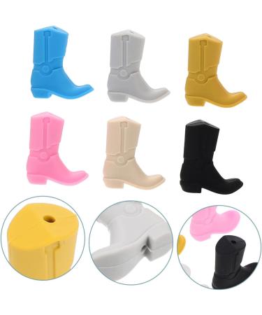 Baby Teether Toys - Healeved 12 Pcs DIY Silicone Beads Garland for Chewing & Teething - Boot Shape Beads in Assorted Colors - Craft Making Beads - Buy Online on GoSupps.com