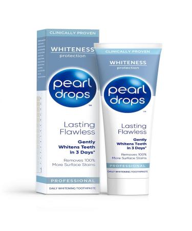 Pearl Drops - Lasting Flawless Professional Daily Toothpaste - Whiter Teeth In 3 Days - 75 ml (Pack of 1)