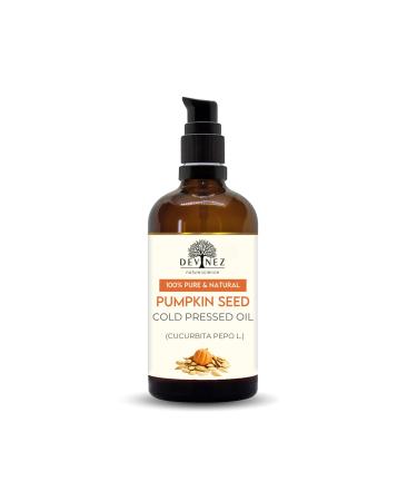 Pumpkin Seed Cold-Pressed Oil - 100% Natural, (30ml/ 1.01 Fl Oz) | Hair, Face & Body Oil, Massage Pumpkin 1.01 Fl Oz (Pack of 1)