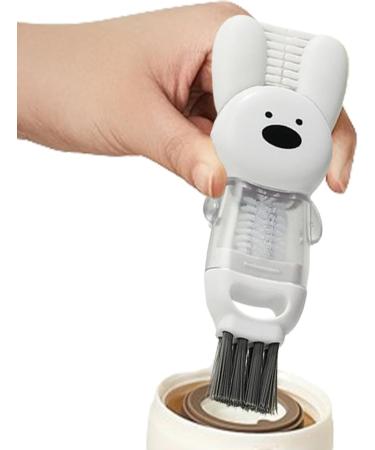 Kumprohu Cup Lid Brush Bottle Brush Cleaner 4-in-1 Cup Lid Crevice Cleaning Brush Set Multifunctional Bottle Cleaning Tools Home Kitchen Cleaning Tools White - Buy Online on GoSupps.com
