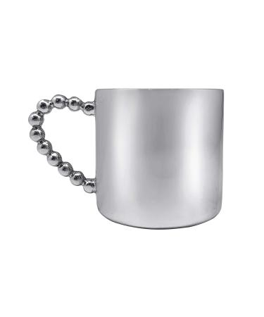 MARIPOSA String of Pearls Baby Cup  Silver