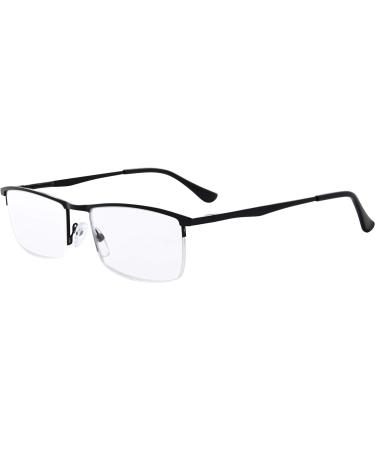 Eyekepper 4 Pack Half Rim Metal Reading Glasses for Men +2.50 | Spring Hinge & Computer Glasses - Stylish & Comfortable - Buy Online on GoSupps.com