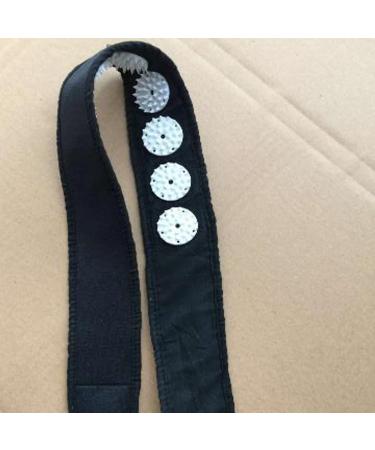 ELEBOX 2 PCS Acupressure Wrap Headband Acupuncture Head Massager Belt Headband Tool for Muscle Pain Relief (Black) - Buy Online on GoSupps.com