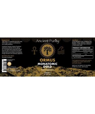 Ormus (Monatomic Gold) 200ml (7.03 fl. oz.) Liquid - Buy Online on GoSupps.com