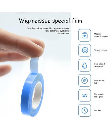 Double-Sided Tape for Hair Extensions - High Adhesive Strips, 2 Rolls, 3 Yards Each - Buy Online on GoSupps.com