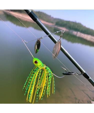 Spinnerbait Fishing Lure Kit for Bass Trout Pike Salmon Walleye - 5pcs/Pack 3/8oz) - Buy Online on GoSupps.com
