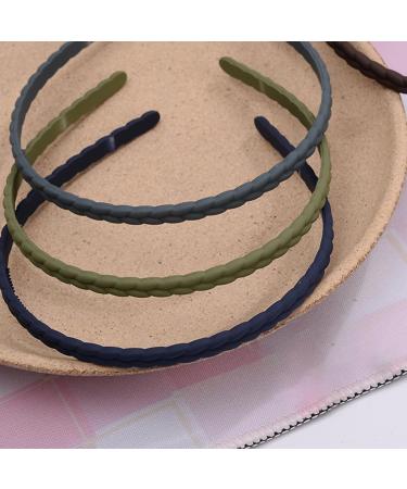 NTRUXZP 2 Pieces Simple Hair Bands Colorful Non-Slip Smooth Plastic Headbands with Teeth Headbands for Sports Jogging Bathing and Makeup for Women and Girls - Buy Online on GoSupps.com