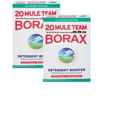 Twenty Mule Team Natural Laundry Booster & Multi-Purpose Cleaner 65 Ounces (Pack of 2)