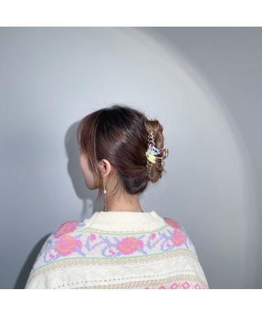 Cute Interstellar Stitch Metal Hair Claw Clips - Non-slip Hair Catch Barrette | Lilo and Stitch Hairpins - Hair Styling Accessories - Buy Online on GoSupps.com