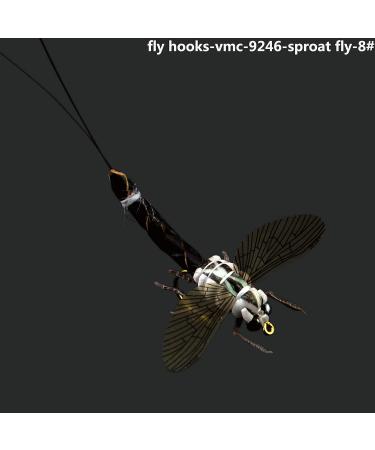 Premium Fly Fishing Flies Set with Box - Nymphs Dry Wet & Streamers - Realistic Black Flies for All Anglers - Buy Online on GoSupps.com