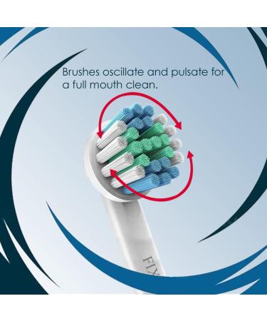 Replacement Toothbrush Heads for Oral B Braun 8 Heads Professional Electric Toothbrush Heads Brush Heads Refill Compatible with Oral-B Toothbrush (8 Heads) 8 count (Pack of 1) - Buy Online on GoSupps.com