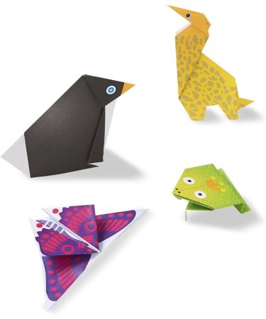 Melissa & Doug On-the-Go Origami Animals Craft Set - 38 Stickers, 40 Papers - Kids Travel Activity Kit for Ages 5+ - Arts and Crafts - Buy Online on GoSupps.com