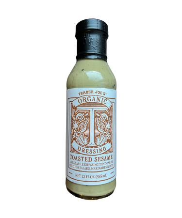 Trader Joe's Organic Toasted Sesame Dressing 12 fl oz (Pack of 1)