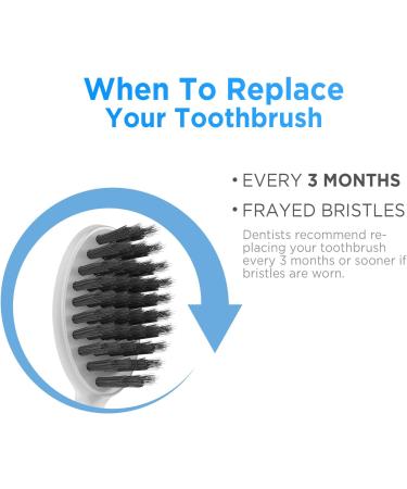 Burst Replacement Toothbrush Heads - Charcoal Bristles, 4 Count with Covers - Buy Online on GoSupps.com