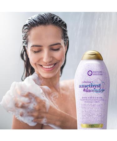 OGX Calming + Amethyst & Lavender Body Scrub & Wash Gently Exfoliating 19.5 fl oz - Buy Online on GoSupps.com