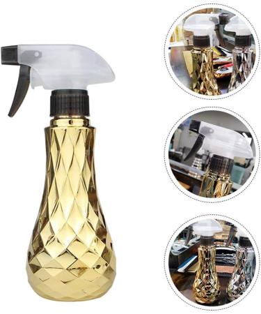 FRCOLOR Shaper Hairspray Bottle - Refillable Spray Bottle for Travel & Gardening | Golden Plastic Water Mister - Buy Online on GoSupps.com