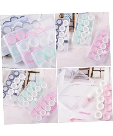 Buy Solustrie 10-Slot Colored Contact Lens Storage Box - Travel Case & Organizer | Durable PP White Macaron Design - Buy Online on GoSupps.com
