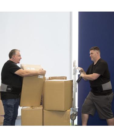 LKM Lower Back Support Belt - Breathable Lumbar Support Brace for Men & Women | Posture Corrector & Waist Trimmer - Large/X-Large - Buy Online on GoSupps.com