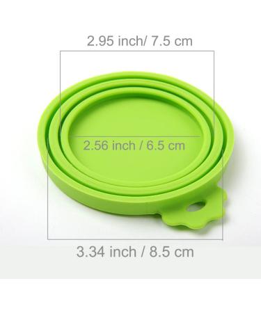 SLSON 3 Pack Pet Food Can Covers - Universal Silicone Lids for Cat and Dog Cans - Blue, Green, Pink - Fits 3 Standard Sizes - Buy Online on GoSupps.com