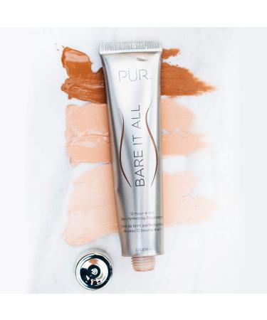 R MINERALS Bare It All 4-in-1 Skin-Perfecting Foundation - 1.5 oz | Lightweight Coverage for Flawless Skin - Buy Online on GoSupps.com