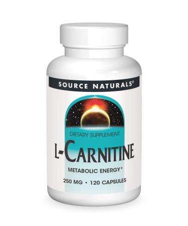 Source Naturals L-Carnitine 250 mg 120 Capsules