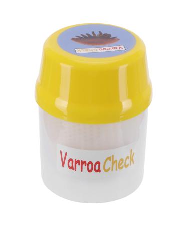Varroa Check Accurate Counting Sampling Varroa Shaker Transparent Bowl Leakage for Beekeeping Outdoor Beekeeper Mite Measuring
