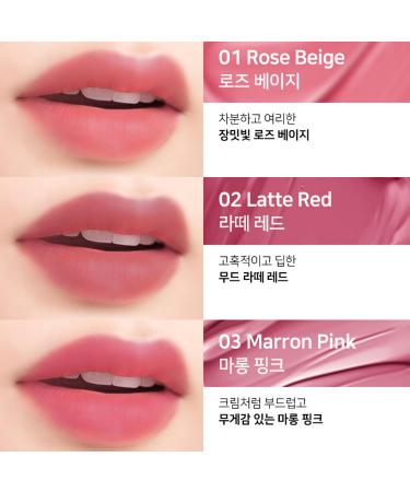 Pretty Water Velvet Lasting Tint (02 Latte Red) - Vegan Lip Color | Yepre | International Shipping Available - Buy Online on GoSupps.com