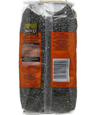 Seelans Superstore Natco Urid Beans 1 kg (Pack of 2) | Urid Beans | High Fiber | Healthy | Indian Origin - Buy Online on GoSupps.com