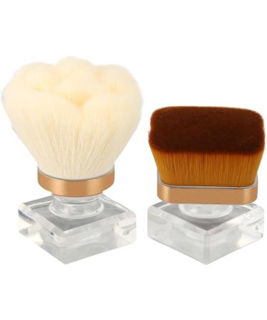 Matto Makeup Brush Set 2 Pieces Face Blush Kabuki Powder Foundation Brushes with Enhanced Durability Versatile Use and Stylish Handle - Buy Online on GoSupps.com