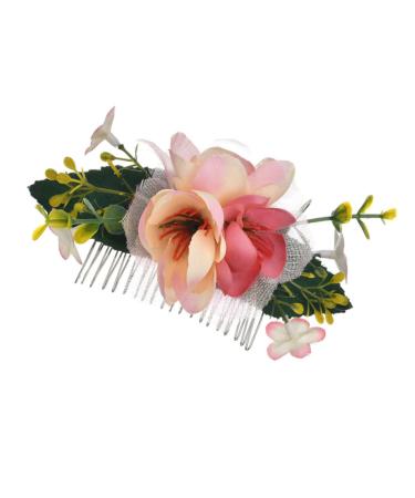 Angoily 1pc Bridal Headpiece Bridal Hair Comb Wedding Crown Wedding Hair Comb Wedding Hair Decoration Comb for Bridal Hair Pin Tiara Hair Fork The Flowers Bride Hair Accessories