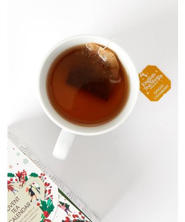 English Tea Shop Organic White Advent Calendar - 25 Tea Bag Sachets - Buy Online on GoSupps.com