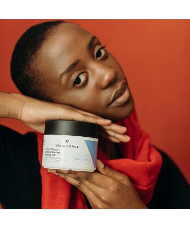 VIDALFORCE Anti-hair loss mask for fine and limp hair: Detox argan shea butter and natural jojoba: Professional mask for hairdressers: 200ml - Buy Online on GoSupps.com