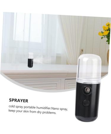 CANIGHT 1pc Portable Humidifier Hand Facial Mister Essential Oil Humidifiers Portable Diffuser Black Plastic - Buy Online on GoSupps.com