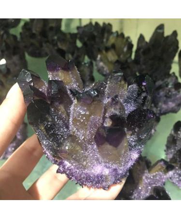Room Decoration Natural Crystals and Stones Natural Amethyst Quartz Crystal Cluster Phantom Quartz Raw Specimen for Home Decoration for Decoration (Color : 700-800g) - Buy Online on GoSupps.com
