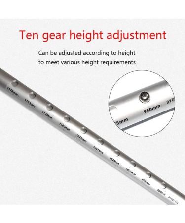 Parten Crutches for Adults Height Adjustable Medical arms Crutch Portable Lightweight Aluminum Alloy Closed-Cuff Walking Stick Decorate Lucky Star Double branch - Buy Online on GoSupps.com