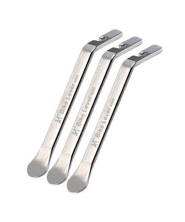 Tragoods Premium Bicycle Tire Lever Tyre Spoon Iron Changing Tool, Bike Tire Levers Premium Stainless Steel Levers to Repair Bike Tube, Best Tire Changing Tool Stainless Steel * 3 Pcs