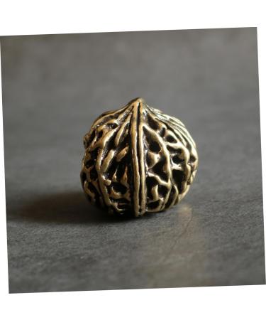 Shop Bcoath 2-Piece Brass Fitness Handball & Walnut Ornament - Handmade Chinese Decor for Adults | Unique Small Desktop Decoration - Buy Online on GoSupps.com