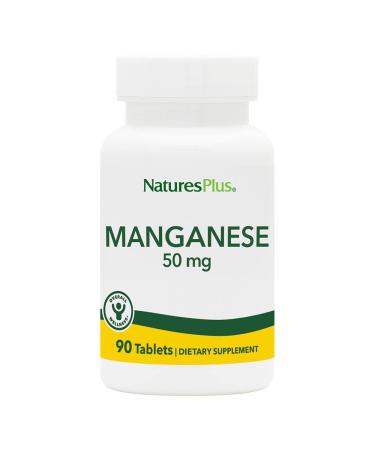 Nature's Plus Manganese 50 mg 90 Tablets