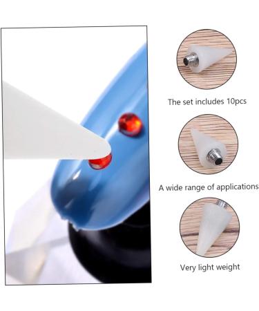 DOITOOL 20 Pcs Manicure Point Drill Pen Diy Wax Replacement Nails Drill Picking Pen Head Pedicure Sponge Scrubber Nail Tools Nail Art Pencil Head White Double Head Nail Drill Acrylic - Buy Online on GoSupps.com